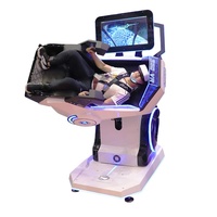 Simulateur de réalité virtuelle pour enfant, avec Rotation à 720 degrés, simulateur de réalité virtuelle Rollercoaster siul Vr Flying 9D 360