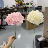 HGA Premium Real Touch Rose Hydrangea en latex, fleurs artificielles pour arche de cérémonie de mariage, toile de fond et décoration florale de scène