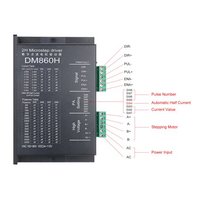 Kit de moteur pas à pas Cnc, entraînement pas à pas en boucle fermée, 4 axes, avec pilote Cl86 + alimentation