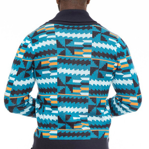 Chandail de vêtements pour hommes à imprimé africain Kente de conception personnalisée en Europe et aux États-Unis pour <span class=keywords><strong>2022</strong></span> - Product Image 4