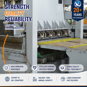 เหล็กแผ่นสแตนเลสเกรดพรีเมียม ASTM มาตรฐาน 304 310S ป้องกันรอยนิ้วมือ หนา 0.3 มม. กว้าง 1000 มม. - Product Image 1