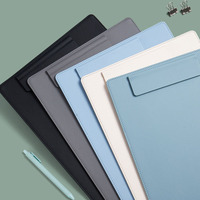 Porte-documents en cuir portable blanc vierge pour sublimation A4 A5, classeur de présentation, rangement de stylos, porte-documents pliable