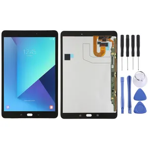 Promotion 100% écran LCD matériel Super AMOLED d'origine pour Samsung <span class=keywords><strong>Galaxy</strong></span> <span class=keywords><strong>Tab</strong></span> <span class=keywords><strong>S3</strong></span> 9.7 T820 / T825 avec assemblage complet de numériseur - Product Image 1