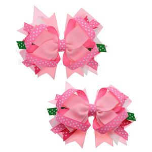 Moda popolare 5 pollici Stacked Archi Dei Capelli <span class=keywords><strong>per</strong></span> Teenager di Età Delle Ragazze Boutique Dell'arco Dei Capelli Della Clip <span class=keywords><strong>per</strong></span> Treccia - Product Image 5