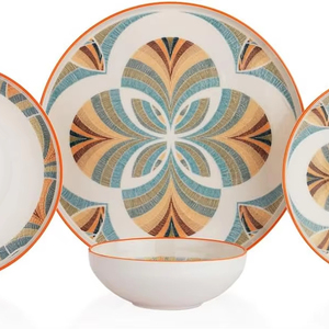 <span class=keywords><strong>2025</strong></span> Thiết Kế Mới Hiện Đại Sang Trọng 24-Mảnh Bộ Đồ Ăn Dùng Một Lần Xương Trung Quốc Bộ Đồ Ăn Cho 6 Người - Product Image 2