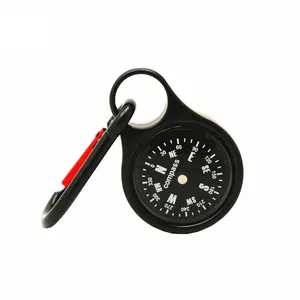Compass Keychain Portable Metal Survival Compass for Hiking Camping Outdoors