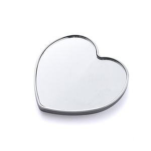 <b>Mirror</b> Manufacturer Portable <b>Compact</b> Makeup <b>Mirror</b> Metal Heart Shape Handheld Single Side <b>Mirror</b> - Product Image 4