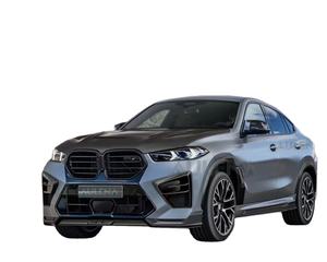 Pour BMW X6M Kit de carrosserie en fibre de carbone X6M Diffuseur de lèvre avant en fibre de carbone Spoiler jupe latérale Kit de carrosserie large - Product Image 1