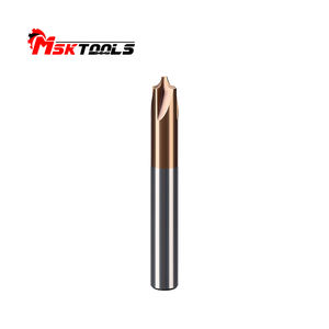 Fraise à rayon d'angle interne à 4 cannelures en tungstène haute dureté - Product Image 2