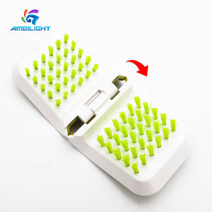 فرشاة تنظيف متعددة الوظائف بمقبض بلاستيكي وشمع نانو، فرشاة غسيل مزدوجة الجوانب لحزام الأمان والسكاكين والشوك - Product Image 2