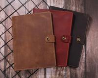 Portefeuille en cuir de qualité supérieure porte-documents A4 portefeuille d'affaires pochette luxueuse en cuir véritable