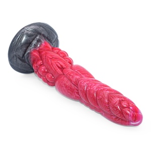 Dildo en silicone durable à motif d'arête de poisson au design Alien, avec ventouses puissantes, jouets sexuels pour femmes - Product Image 6