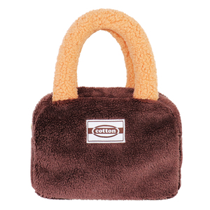 Sac fourre-tout matelassé en polyester peluche avec port USB RFID, imperméable, portable, haute qualité, unisexe, écologique, pour étudiants - Product Image 1