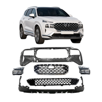 Ensemble de pare-chocs avant de voiture, kit de protection de pare-chocs pour Santa Fe 2021 86510-S1510 86350-S1600