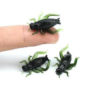 Leurre de pêche en PVC <span class=keywords><strong>vert</strong></span> de 2,5 cm, imitation insecte souple, léger et réaliste, pour la pêche au cricket (Grasshopper) - Product Image 4