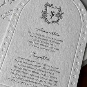 Invitación de Boda Impresa en Letterpress de Alta Gama con Acabado UV y Tarjetas de Felicitación de Cartón Personalizadas para Compradores B2B - Product Image 3
