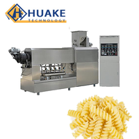 Ligne de fabrication automatique moderne de macaronis et de spaghetti, moules de formes personnalisées, machines alimentaires