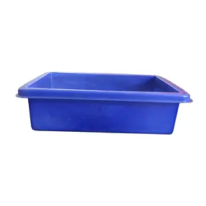 Tanque de agua de plástico rectangular para ganado, precio de 400 litros, contenedor de almacenamiento de PE