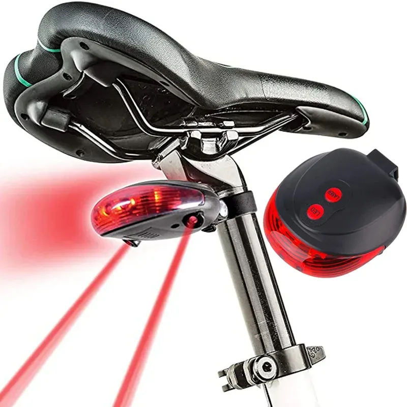 OEM/ODM bisiklet kırmızı kuyruk işık dağ bisikleti gece sürme LED yanıp sönen lazer arka işık uyarı yanıp sönen ışık bisiklet parçaları