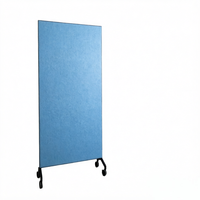 Panneau Acoustique Moderne Autoportant en Polyester, Absorbeur Sonore Roulant pour Hôtels, Studios d'Enregistrement et Salles de Cinéma Maison