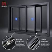 Ventana de Aluminio de Alta Gama Serie 86 con Rotura de Puente Térmico, Diseñada para Aplicaciones Residenciales y Comerciales