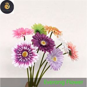Gerbera margarida de alta qualidade, flores de crisântemo de seda artificial de alta qualidade, adereços para decoração de casa rústica, adereços para fotografia - Product Image 2