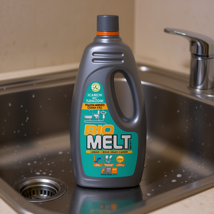 Limpiador de Drenajes Líquido Bio Melt 1 Litro Para Drenajes Obstruidos - Product Image 2