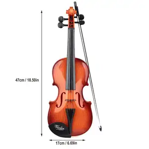violon bébé Suppliers-Jouet violon pour enfants, Mini-musique, Instrument Musical pour bébé, cadeau (café), tendance, haute qualité, 2019