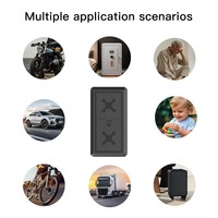 Mini Rastreador GPS Portátil, Rastreo Magnético en Tiempo Real, Cobertura Global Completa, Red GSM, para Automóviles, Niños, Perros, Camiones
