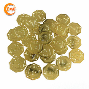 Etiqueta Metálica para Ropa con Logotipo Personalizado, Chapada en Oro, Grabada, Circular Pequeña, de Alta Calidad, al por Mayor - Product Image 6