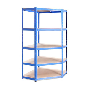 Estantes del Pentágono para el hogar, estante de metal de <span class=keywords><strong>esquina</strong></span>, estantería de almacenamiento de metal lateral Doble de Cinco capas, Unidad de estante de <span class=keywords><strong>esquina</strong></span> - Product Image 4