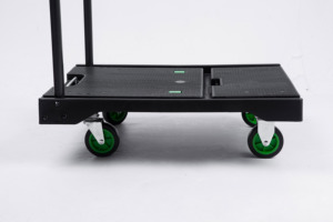 150 किलोग्राम बुटीक फैक्ट्री कस्टम प्लास्टिक प्लेटफॉर्म व्हीलबैरो मोल्डिंग वेयरहाउस व्हीलडबैरो यूनिवर्सल व्हील वेयरहाउस ट्रॉली - Product Image 4