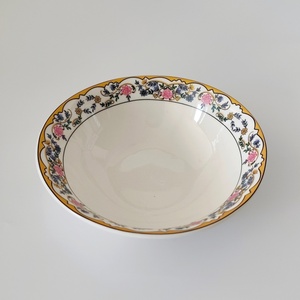 Juego de vajilla de cerámica con patrón floral exquisito con calcomanías elegantes, platos, cuencos, bandeja para servir para comedor, decoración del hogar y regalos - Product Image 6