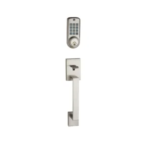 North american market electronic door locks press password fast open touch screen fingerprint turn button bedroom deadbolt latch