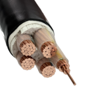 Cable de alimentación de cobre puro estándar nacional 2/3/4/5 Core Cable de alimentación ignífugo de Bajo humo sin halógenos