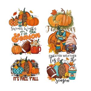 เสื้อยืดพิมพ์ลายด้วยความร้อน53 + สำหรับฤดูใบไม้ร่วงและวันฮาโลวีนเสื้อยืดพิมพ์ลายด้วยความร้อนแผ่นปะสำหรับใส่ในฤดูใบไม้ร่วงและฤดูกาแฟ - Product Image 6