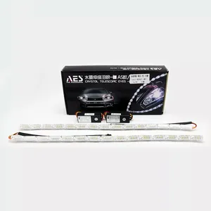 AES A5 水晶运行 Led DRL 车头灯车头灯