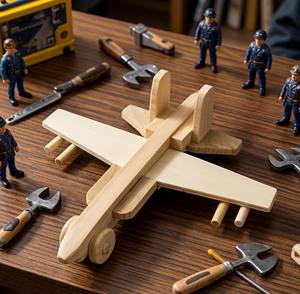 Kit de Modélisme d'Avion de Course <span class=keywords><strong>en</strong></span> <span class=keywords><strong>Bois</strong></span> DIY, <span class=keywords><strong>Jouet</strong></span> Éducatif STEM à Assembler pour Enfants, Ensemble de Bricolage et de Puzzle, Fournitures pour Activités Scolaires et à Domicile - Product Image 1