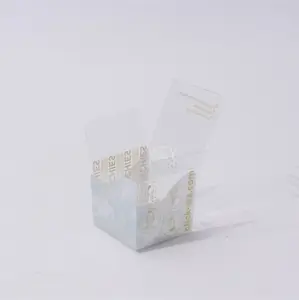 Custom Printed Clear Folding Transparent Pvc Packaging Box For Cosmetics
