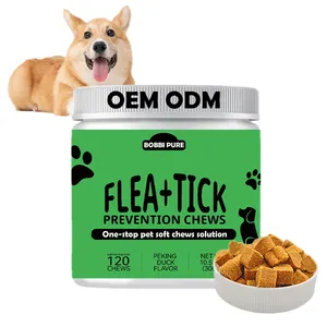 Tick Revolution Soft Chews Flea And Tick Prevention Supplement 2-Year Oral Treatment For Dogs And Cats Beef-Based Dog Treats