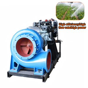 Pompe centrifuge à flux mixte grande capacité sur mesure 14 pouces diesel haute pression pour drainage aquacole et lutte contre les inondations - Product Image 1