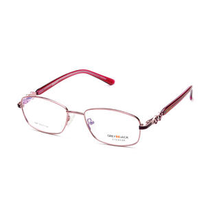 Gafas de Sol Cuadradas de Metal para Mujer, Modelo 5087, Color Gris Jack, Lentes Planas Anti-UV a la Moda - Product Image 3