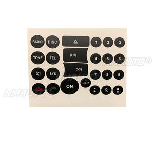 Pegatinas Nuevas para Reparación de Botones de Radio Multimedia para Mercedes Benz Clase C, Clase E, GLK, Clase W, Años 2007-2014 - Product Image 6