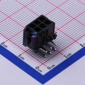 WF30006-08302 Wire-to-Board Pin Header Bent Lead Through Hole,P=3mm Connector 2x3P 3mm Right Angle Insert 6P - Product Image 1