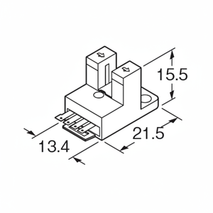 Pour PANASONIC petit produit de PM-Y54 optique micro capteur photoélectrique en forme de U - Product Image 1