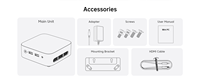 Mini PC N150, 16 Go de RAM DDR4, 512 Go de SSD, Mini Ordinateurs, Twin Lake N150 (surpasse N100/N95), Petit PC de Bureau pour la Maison/le Bureau