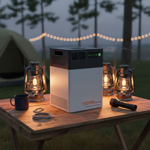 Generador Solar con Batería Lifepo4 de 1200W en Oferta, Estación de Energía Portátil de 2009.6Wh con 2 Tomas de Corriente Alterna para Eventos al Aire Libre - Product Image 6