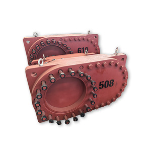 Compuerta de RF con Brida Dentada Manual de 30'' ANSI Clase 600 de Buena Calidad, Tipo Sándwich TDW para Conexión en Caliente y Corte de Línea - Product Image 5