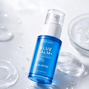 Suero Exfoliante Blanqueador Antienvejecimiento de Cobre Azul al por Mayor, Fabricación de Cosméticos OEM con Textura Elegante e Hidratación Fresca - Product Image 1