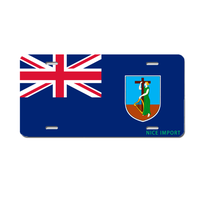 Plaques d'immatriculation personnalisées avec drapeau de la Jamaïque, plaque d'immatriculation nationale personnalisée, souvenir de pays, cadeau, plaque décorative
